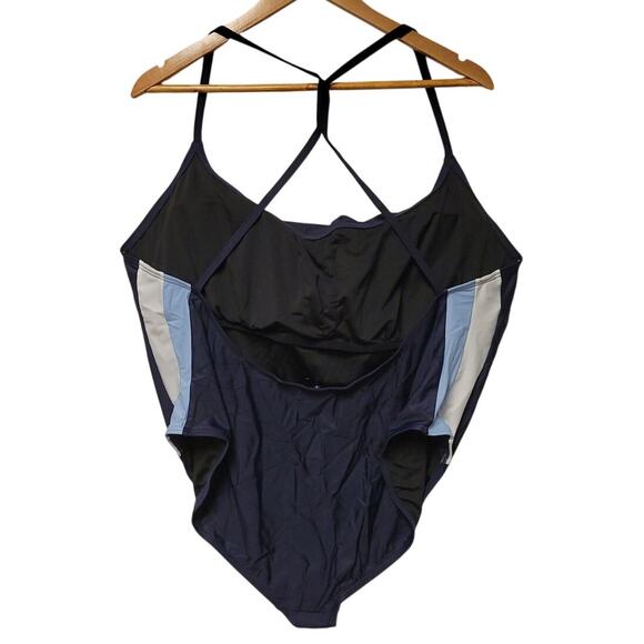 NWT J.Crew Racer Back Swimsuit Beachy Swim Poolside Vacation Cruise Plus‎ SZ 24 - Picture 2 of 10